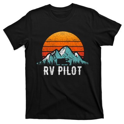 Rv Pilot Motorhome Travel Vacation Gift T-Shirt