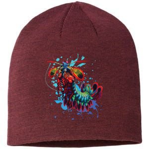 Rainbow Peacock Mantis Shrimp Sustainable Beanie