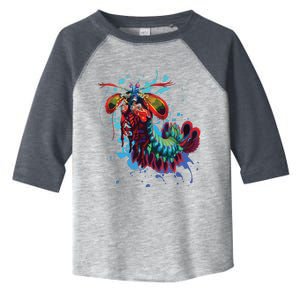 Rainbow Peacock Mantis Shrimp Toddler Fine Jersey T-Shirt