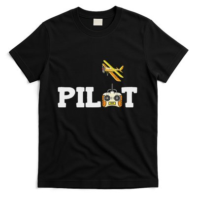 Rc Pilot Model Airplane Remote Control Airplane Rc Plane T-Shirt
