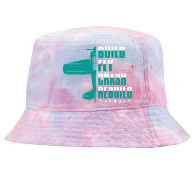 RC Pilot Model Airplane Pilot Model Flight Rc Airplane Tie-Dyed Bucket Hat