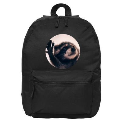 Raccoon Pedro Meme Vibing On Song 16 in Basic Backpack