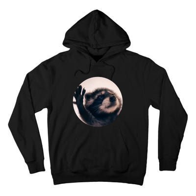 Raccoon Pedro Meme Vibing On Song Tall Hoodie