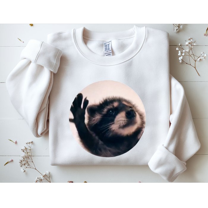 Raccoon Pedro Meme Vibing On Song Sweatshirt