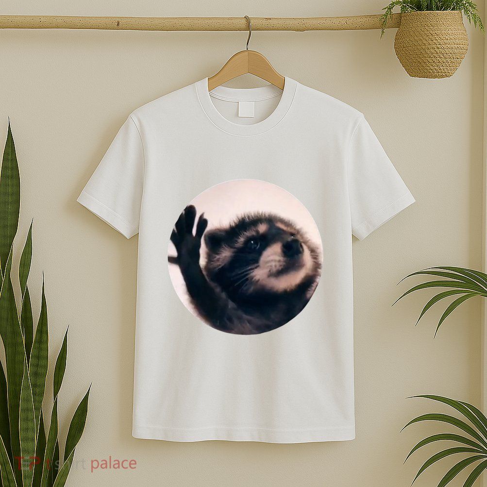 Raccoon Pedro Meme Vibing On Song T-Shirt