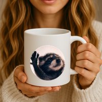 Raccoon Pedro Meme Vibing On Song Mug