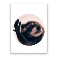 Raccoon Pedro Meme Vibing On Song Poster