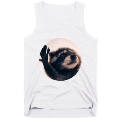 Raccoon Pedro Meme Vibing On Song Tank Top