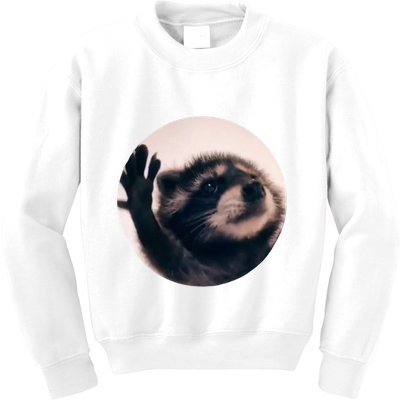 Raccoon Pedro Meme Vibing On Song Kids Sweatshirt
