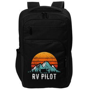 Rv Pilot Motorhome Travel Vacation Impact Tech Backpack