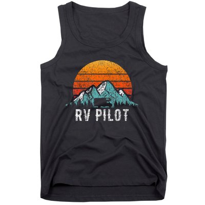 Rv Pilot Motorhome Travel Vacation Tank Top