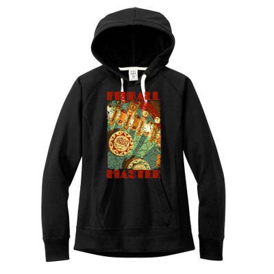 Retro Pinball Master Pinball Bumper Women's Fleece Hoodie
