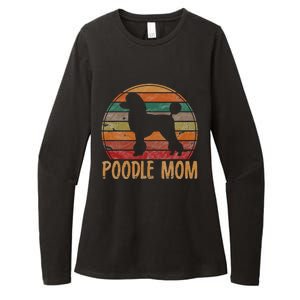 Retro Poodle Mom Gift Dog Mother Pet Poodle Mama Womens CVC Long Sleeve Shirt