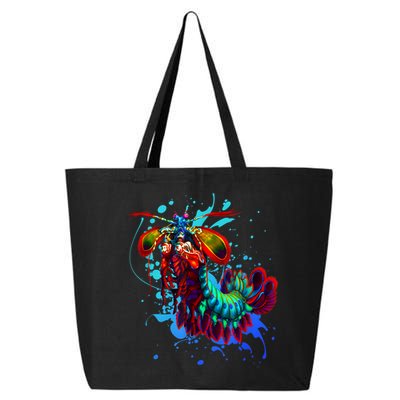 Rainbow Peacock Mantis Shrimp Blue Splash 25L Jumbo Tote