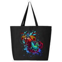 Rainbow Peacock Mantis Shrimp Blue Splash 25L Jumbo Tote