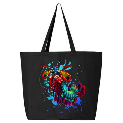 Rainbow Peacock Mantis Shrimp Blue Splash 25L Jumbo Tote