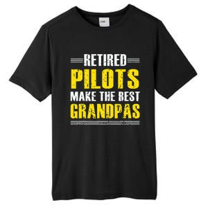 Retired Pilots Make Best Grandpas Costume Retirement Tall Fusion ChromaSoft Performance T-Shirt