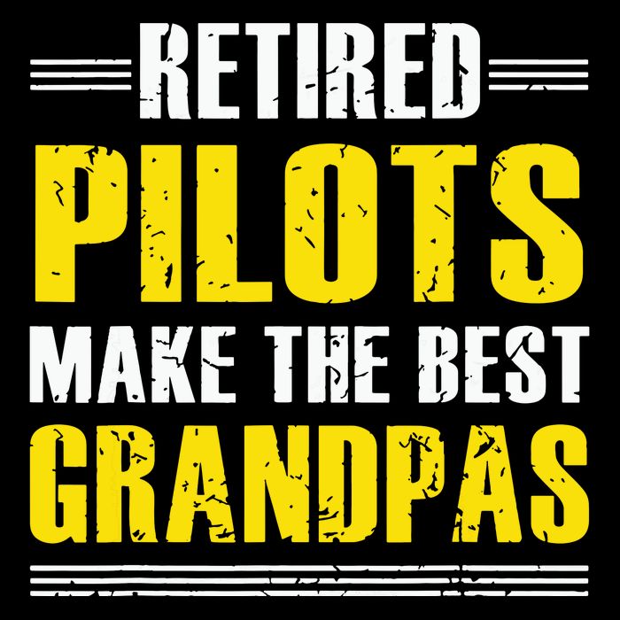 Retired Pilots Make Best Grandpas Costume Retirement 16 in Basic Backpack