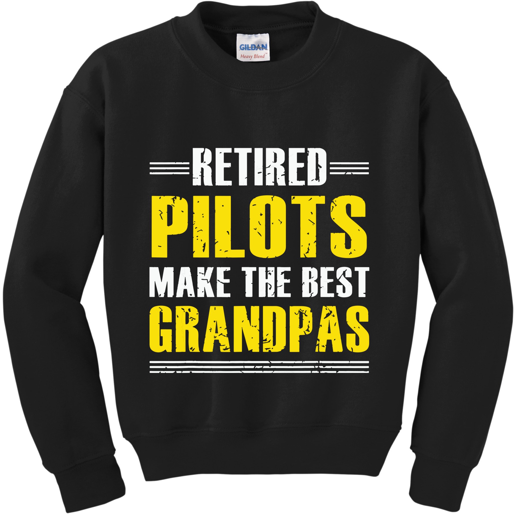 Retired Pilots Make Best Grandpas Costume Retirement Kids Sweatshirt