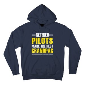 Retired Pilots Make Best Grandpas Costume Retirement Hoodie