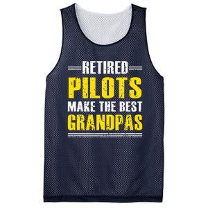 Retired Pilots Make Best Grandpas Costume Retirement Mesh Reversible Basketball Jersey Tank