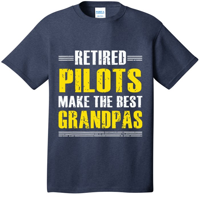 Retired Pilots Make Best Grandpas Costume Retirement T-Shirt