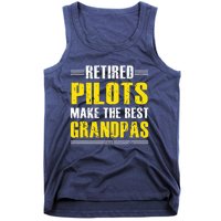 Retired Pilots Make Best Grandpas Costume Retirement Tank Top