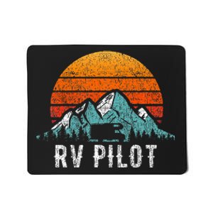 Rv Pilot Motorhome Travel Stuff Rv Vacation Retro Rv Pilot Mousepad