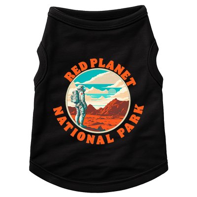 Red Planet Mars National Park Explore Mars Vintage Doggie Tank