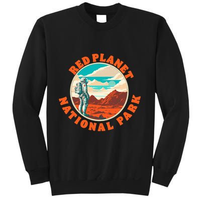 Red Planet Mars National Park Explore Mars Vintage Sweatshirt