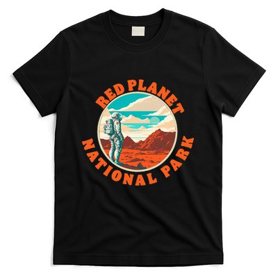 Red Planet Mars National Park Explore Mars Vintage T-Shirt
