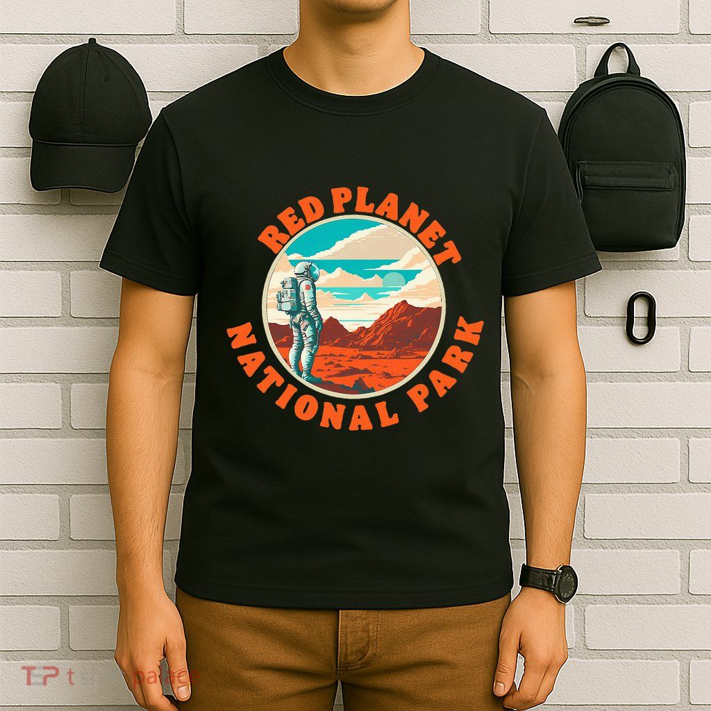 Red Planet Mars National Park Explore Mars Vintage T-Shirt