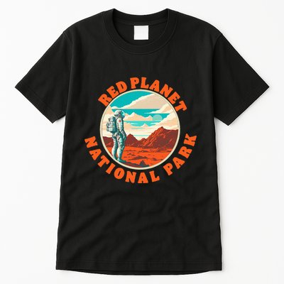 Red Planet Mars National Park Explore Mars Vintage Tall T-Shirt