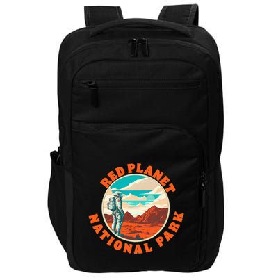 Red Planet Mars National Park Explore Mars Vintage Impact Tech Backpack