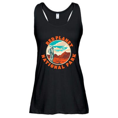 Red Planet Mars National Park Explore Mars Vintage Ladies Essential Flowy Tank