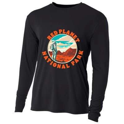 Red Planet Mars National Park Explore Mars Vintage Cooling Performance Long Sleeve Crew