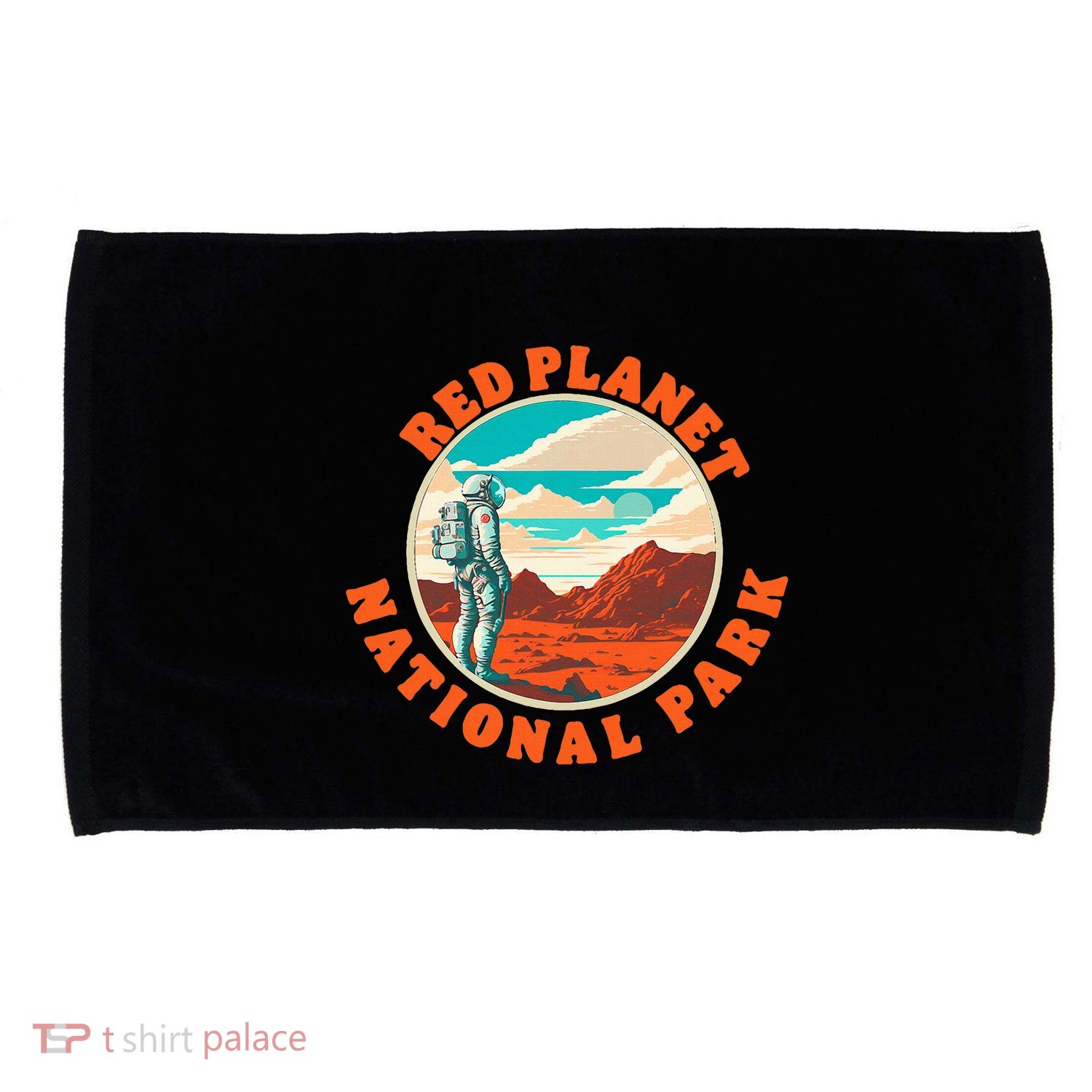 Red Planet Mars National Park Explore Mars Vintage Microfiber Hand Towel