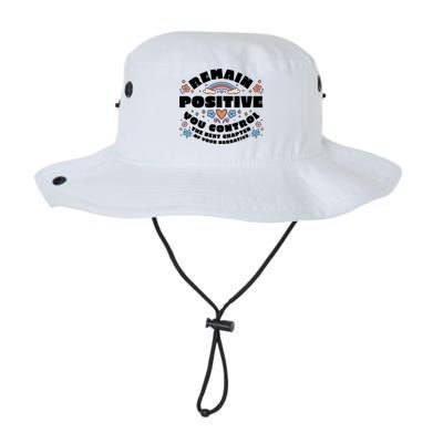 Remain Positive Motivation Quote Bucket Hat