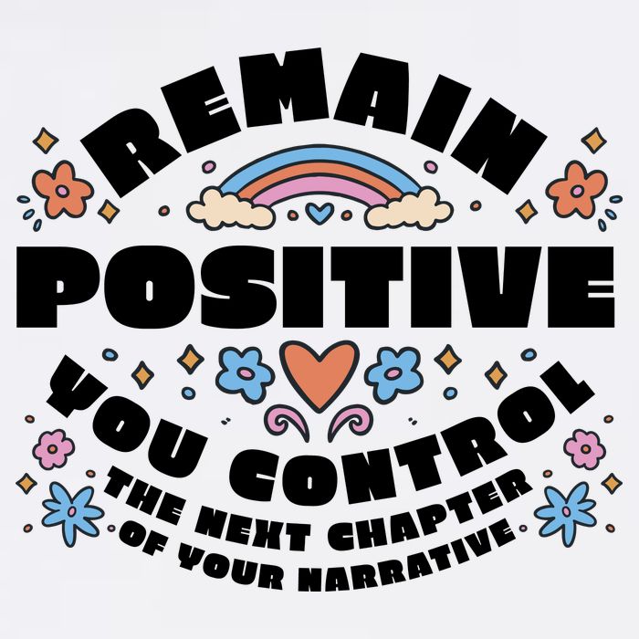 Remain Positive Motivation Quote Baby Bodysuit