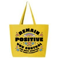 Remain Positive Motivation Quote 25L Jumbo Tote