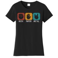 Rock Paper Metal Heavy Metal Music Women's T-Shirt