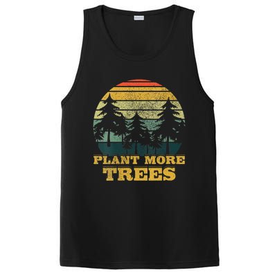 Retro Plant More Trees Earth Day Save Planet Environmental PosiCharge Competitor Tank