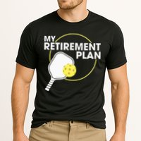 Retired Pickleball My Retirement Plan Pickleball Paddle Cooling Performance Crew T-Shirt