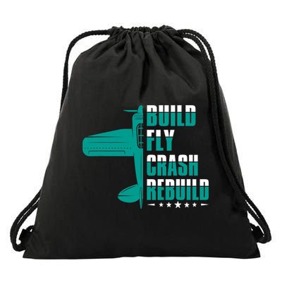 RC Pilot Model Airplane Pilot Model Flight Rc Airplane Drawstring Bag