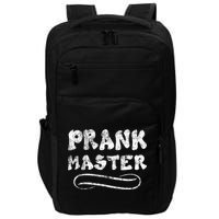 Retro Prank Master April Fool's Day Joke Graphic Art Impact Tech Backpack