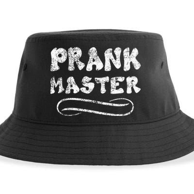Retro Prank Master April Fool's Day Joke Graphic Art Sustainable Bucket Hat