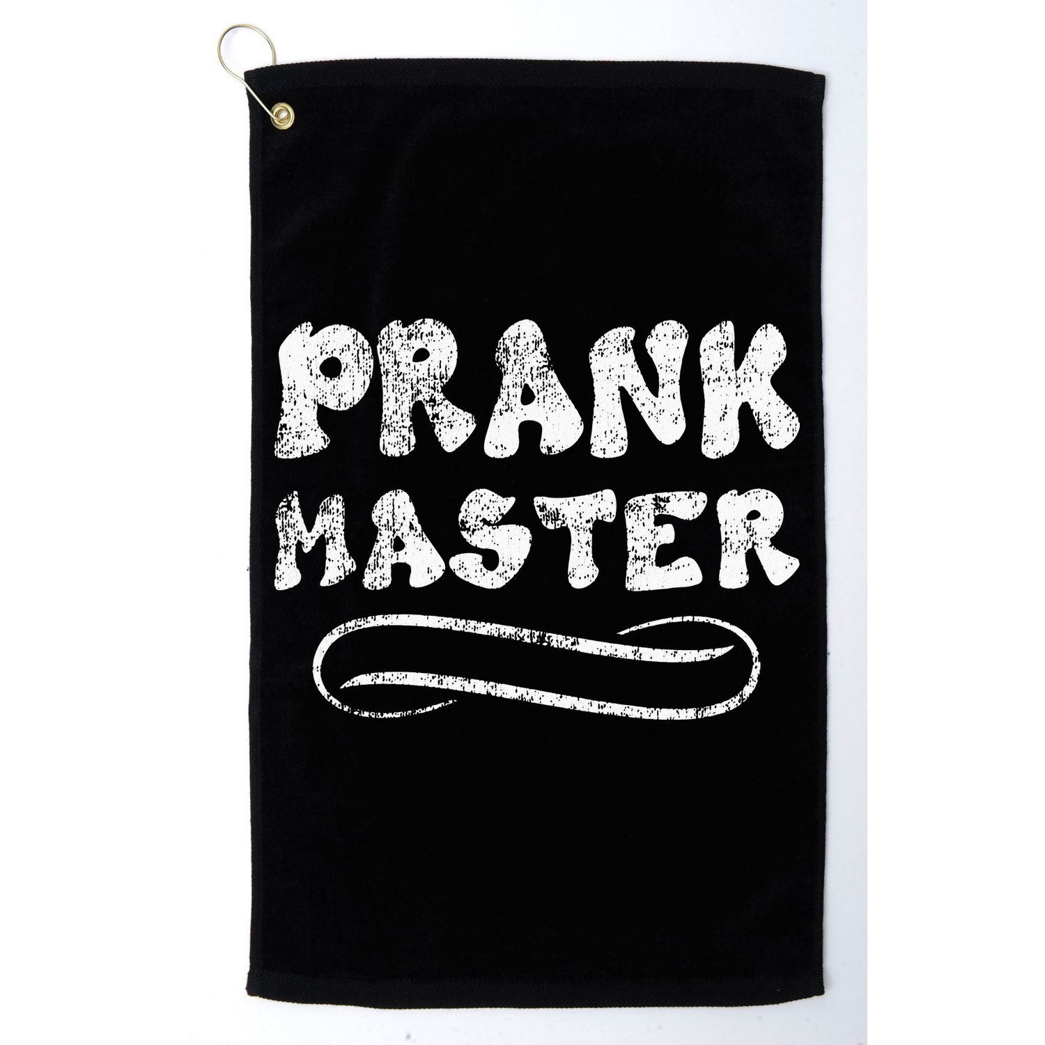 Retro Prank Master April Fool's Day Joke Graphic Art Golf Towel