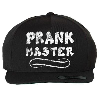 Retro Prank Master April Fool's Day Joke Graphic Art Wool Snapback Cap