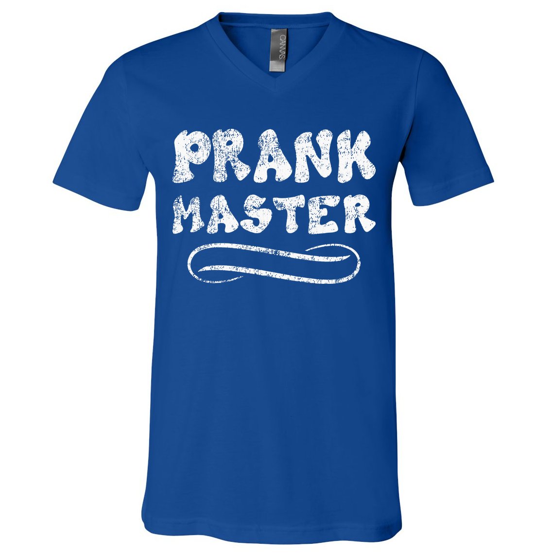 Retro Prank Master April Fool's Day Joke Graphic Art V-Neck T-Shirt