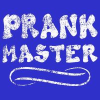 Retro Prank Master April Fool's Day Joke Graphic Art Button